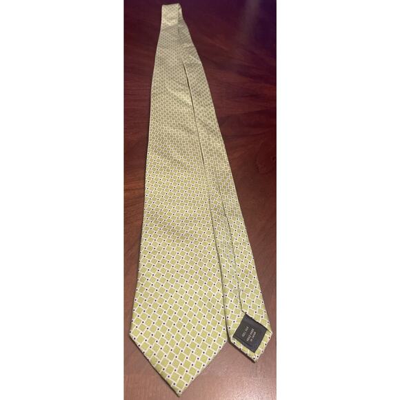 Jos. A. Bank Executive Collection Green Blue Hand Made 100% Silk Men’s Neck Tie - Picture 3 of 9